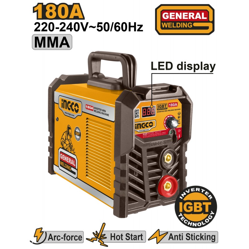 Сварочный аппарат180A INGCO ING-MMA18028