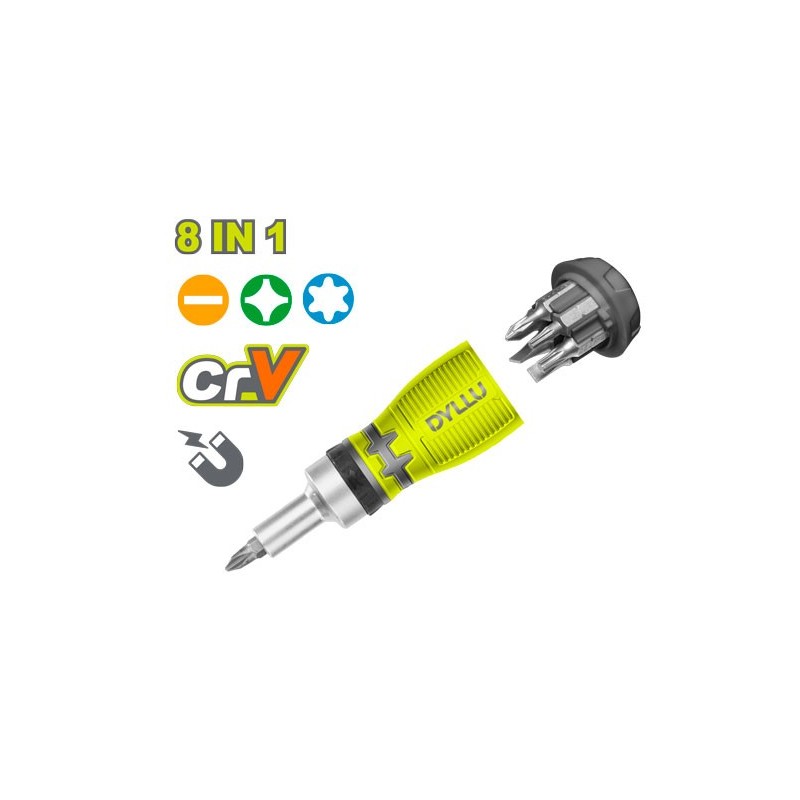 Набор отвертка с насадками 8в1 DYLLU DTSS8608