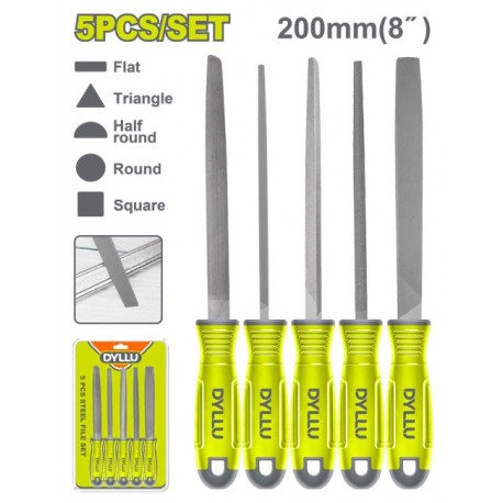 Набор стальных напильников 5 шт. DYLLU  DTSF2405
