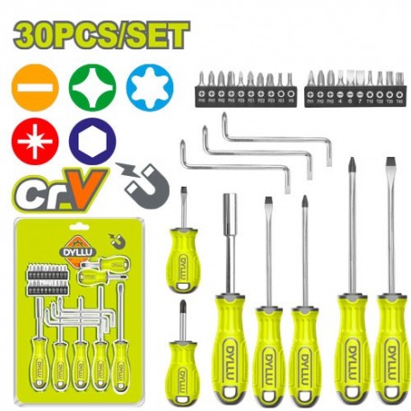 Набор отверток 30шт DYLLU DTSS1430