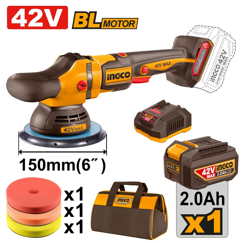 Аккумуляторная полировальная машина 150мм