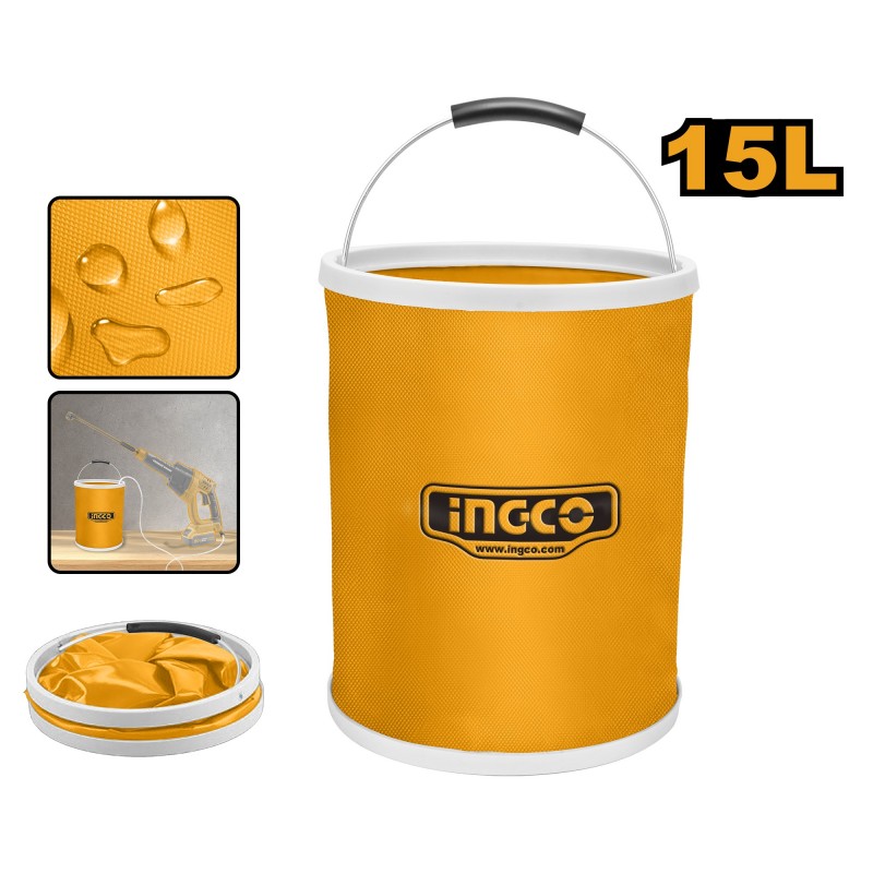 Складноe ведро 15л INGCO AMFB15
