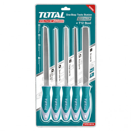 Набор напильников по металлу 5 шт  200mm THT918516 TOTAL