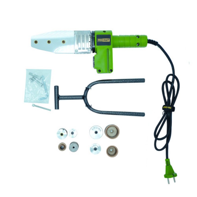 Паяльник для труб Procraft PL1900 насадки 16 20 25 32 мм
