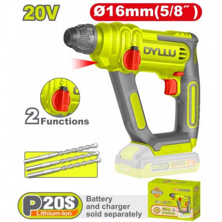 Перфоратор аккумуляторный SDS плюс совместим с аккумулятором...