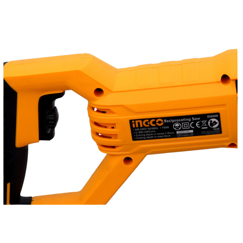 Пила сабельная 750Вт INGCO RS8008