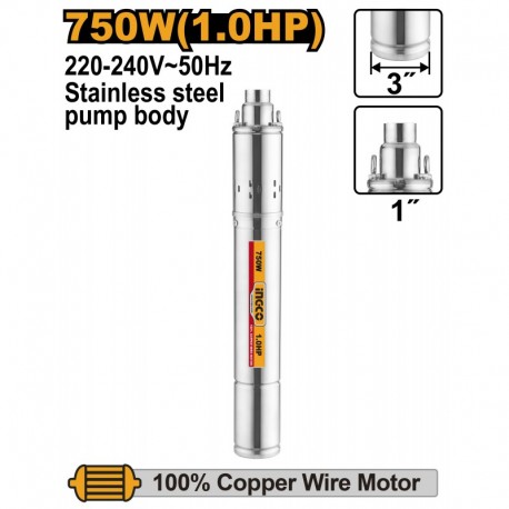 Насос погружнос 750W INGCO SWP7501