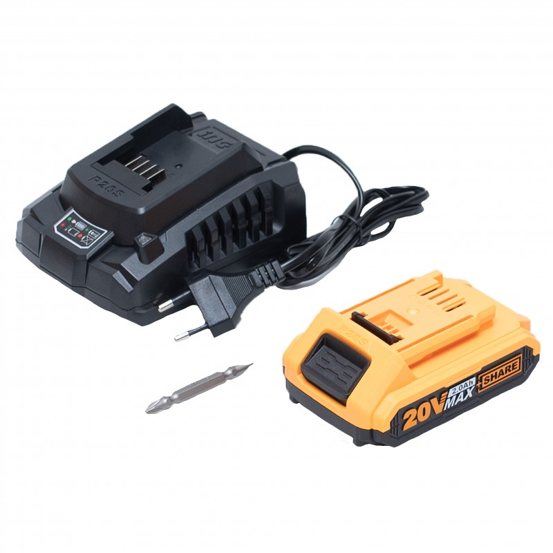 Шуруповёрт аккумуляторный INGCO 20В/2*2Ач CDLI200215