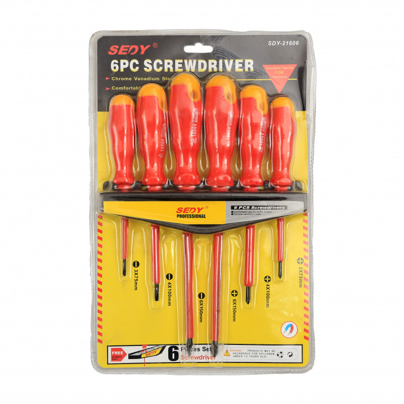 TR018  Surubelnite set Orient 6 buc., indic. izolator TR018