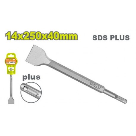 Зубило плоское SDS Plus 14x40x250мм DYLLU DTGZ1203