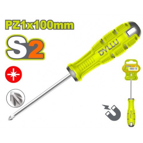 Отвертка позидрив PZ1*100мм DYLLU DTSDC214