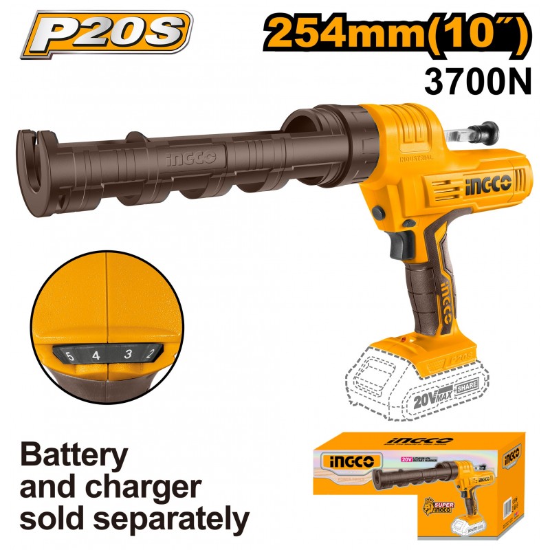 Пистолет для герметика 254мм INGCO CCGLI2001