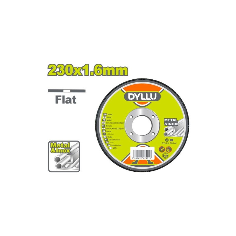Диск абразивный для шлифовки 230*1.6*22.2мм DYLLU DTAC1394