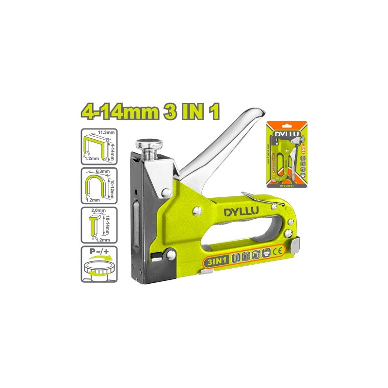 Степлер 4-14mm 3 в 1 DYLLU DTGU2614