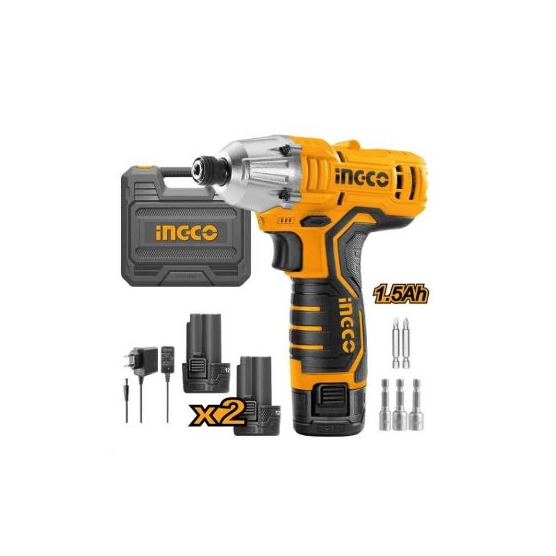 Гайковерт ударный с аккумулятором 20.0В 4.0Aч 500Нм Total...