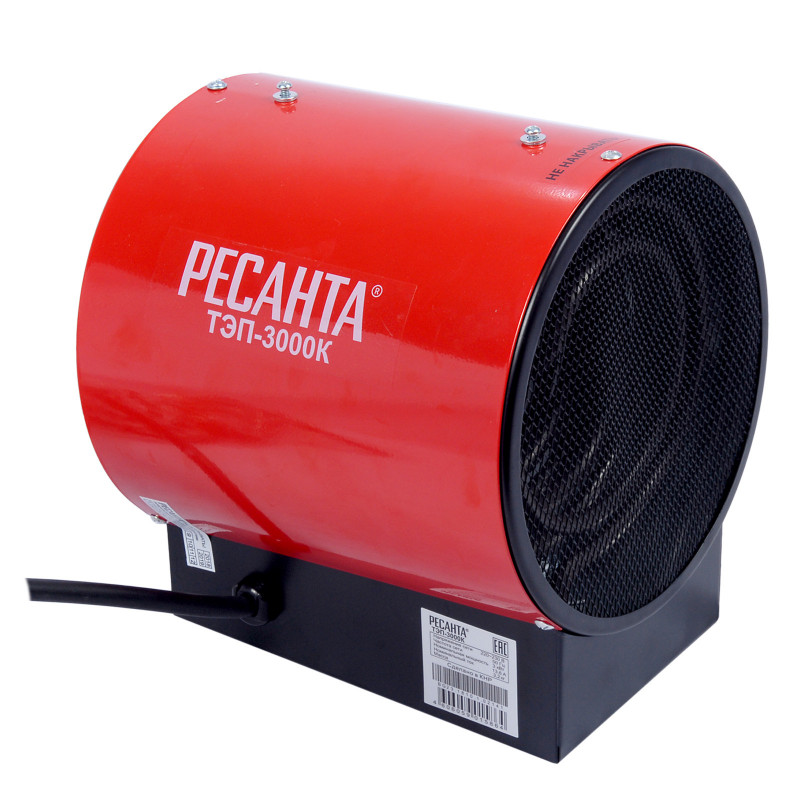 Тепловая электрическая пушка ТЭП-3000K Ресанта