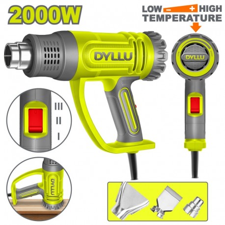 Фен индустриальный 2000Вт DYLLU DTHG1520