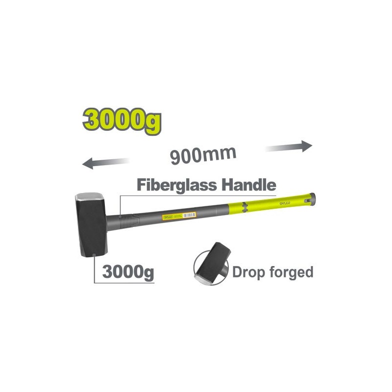 Молоток каменщика 3000г DYLLU DTHM2330