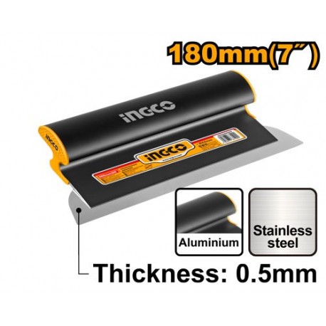 Лезвие для шпаклевки гипсокартона 180мм INGCO HSCL00701