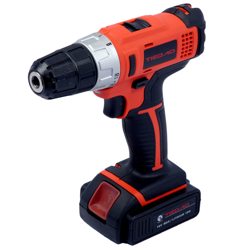 Шуруповерт аккумуляторный 16V Li-Ion TDT1601 TIEDAO