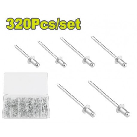 Набор заклепок 320шт. DYLLU DTREZ511