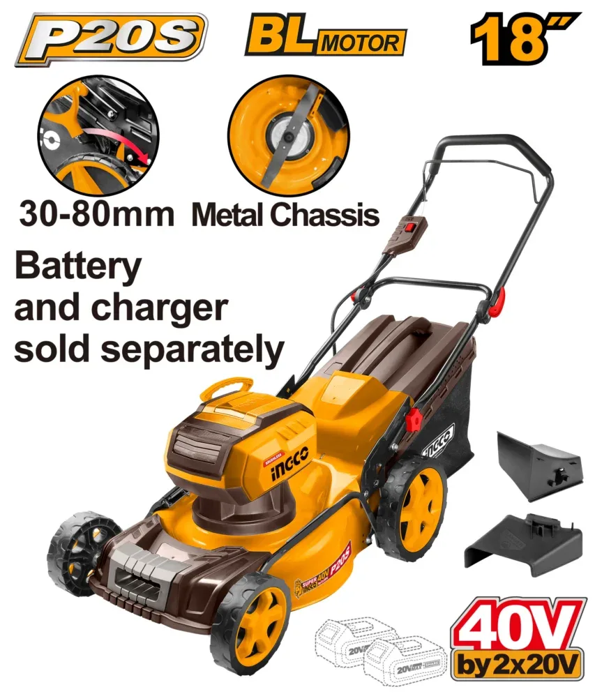 Газонокосилка аккумуляторная (без АКБ) INGO LMLI20185