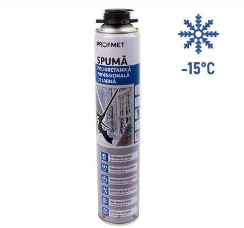 Пена монтажная профессиональная зимняя PROFMET