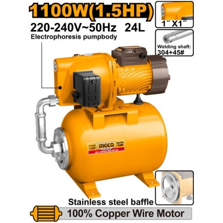 Гидрофор 1100W INGCO JPT110068