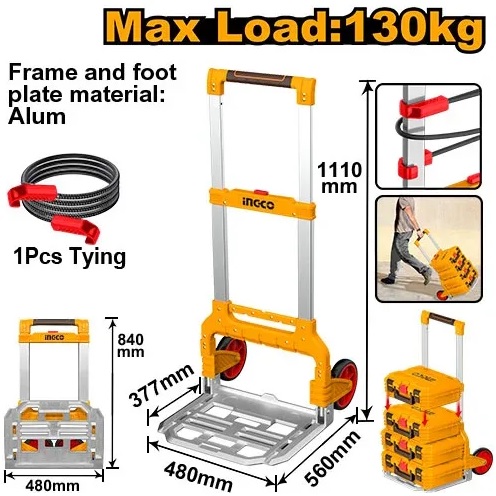 Тележка ручная складная INGCO HHWB61201