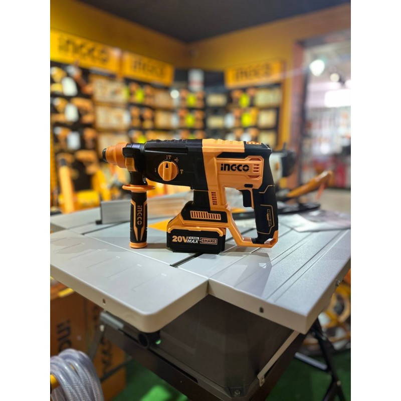 Перфоратор аккумуляторный  SDS plus 2,0J INDUSTRIAL INGCO...