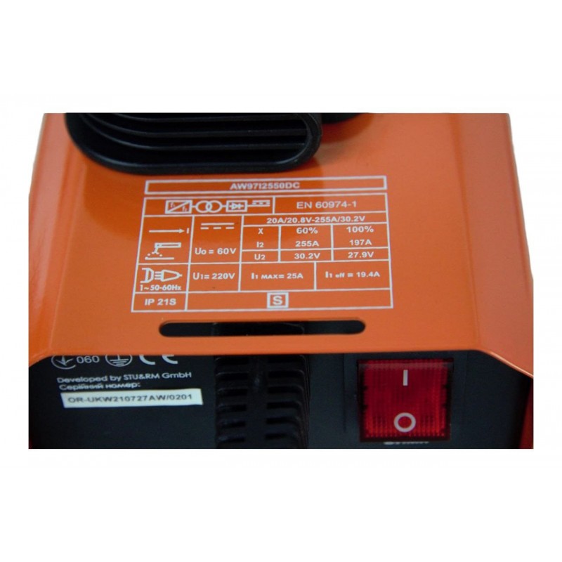 Сварочный аппарат 255А FULL BRIDGE IGBT Sturm AW97I2550DC