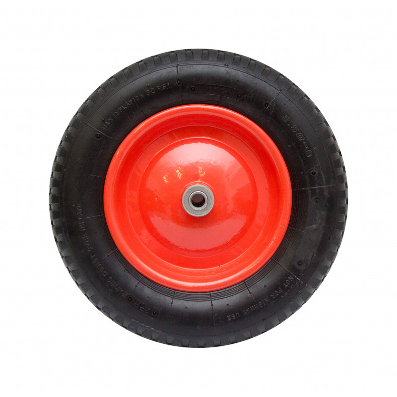 Колесо надувное с подшипником для тачки 3.25/3.00-8 S6204