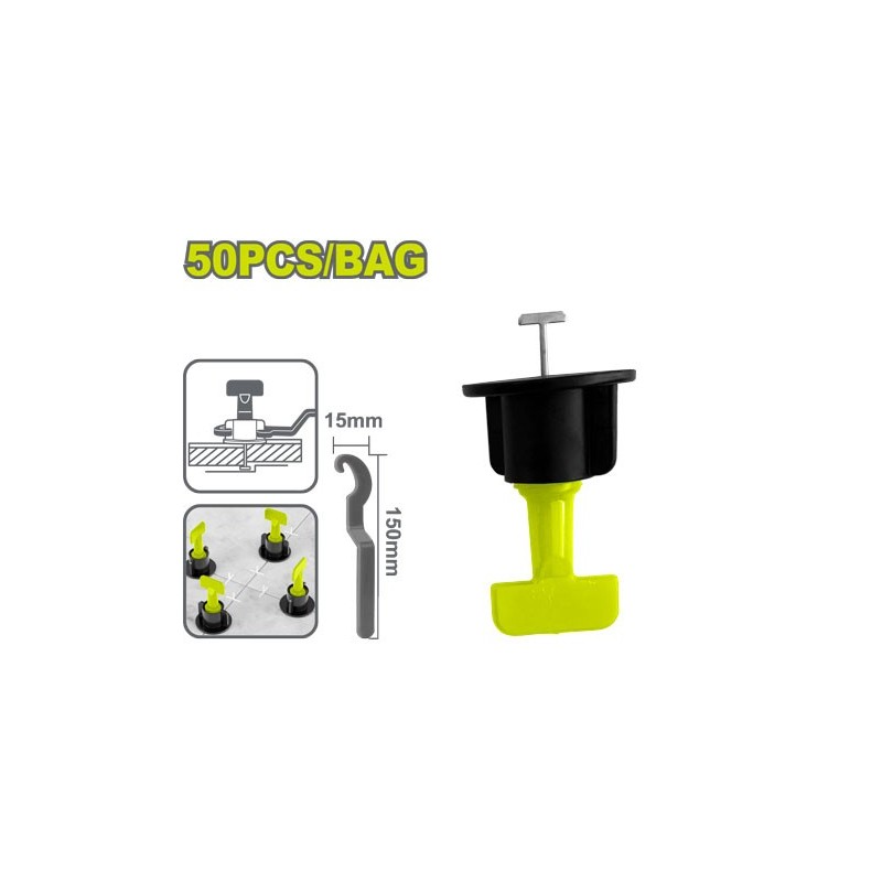 Набор системы выравнивания плитки 50шт. DYLLU DTXZ5001