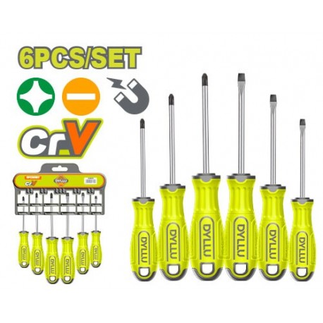 Набор из 6 отверток DYLLU DTSS1206