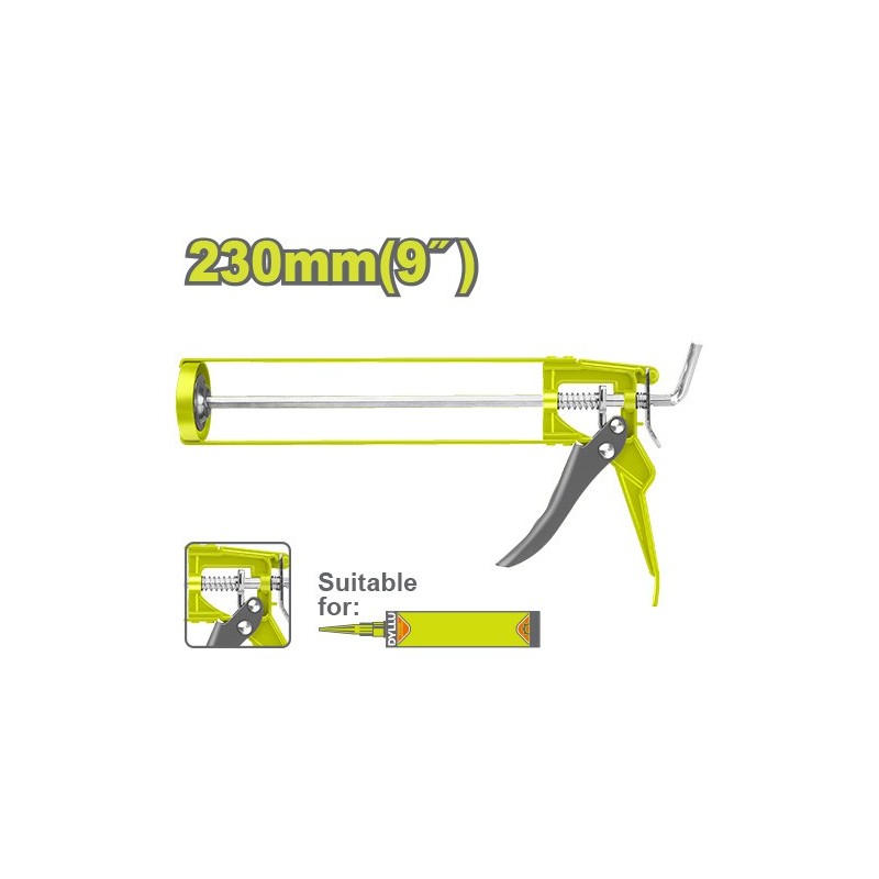 Пистолет для герметика 230мм DYLLU DTCG3109