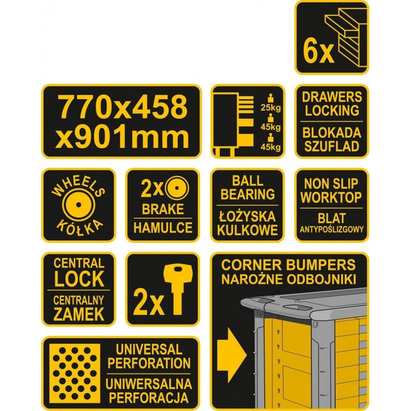 Ящик для  инструментов 58539 VOREL