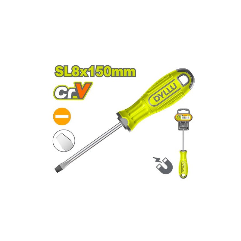 Плоская отвертка  SL8*150мм DYLLU DTSD1286
