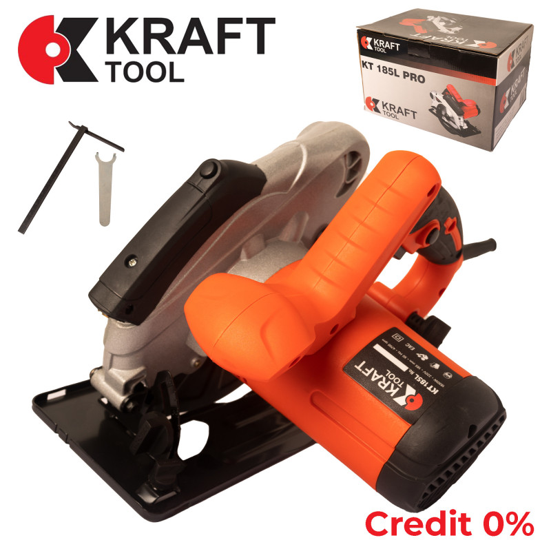 Ручная циркулятная пила KraftTool 185mm  KT185L PRO