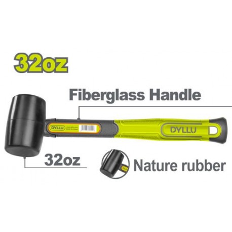 Киянка резиновая 900г DYLLU DTHM7307