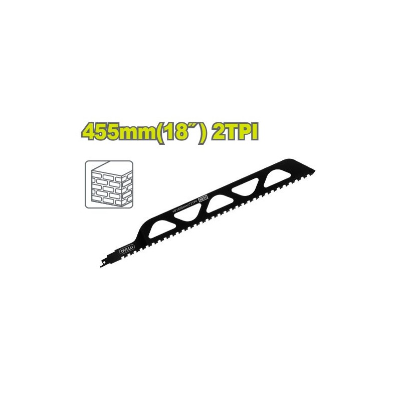 Полотно по кирпичу для сабельной пилы 445mm 2TPI DYLLU DTJT2243HM