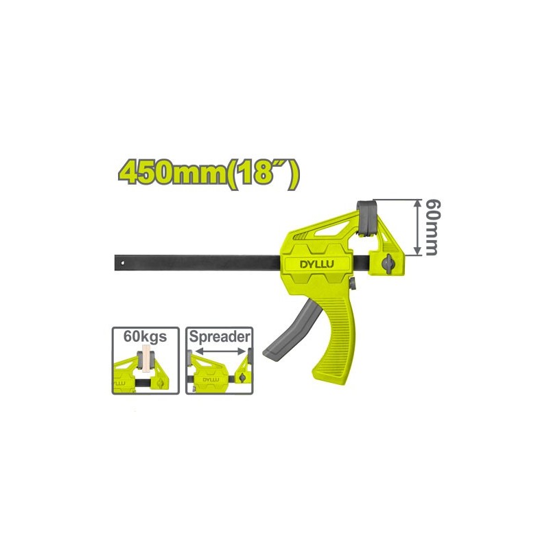 Быстрозажимная струбцина 60x450мм DYLLU DTCP4318
