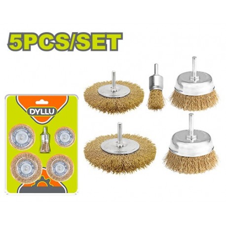 Комплект щеток для шлифовки 5шт. DYLLU DTCE6401