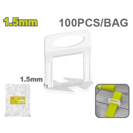Зажим для выравнивания плитки 1.5мм 100шт. DYLLU DTXZ2015