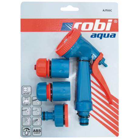 Набор Пистолет-распылитель, 2-х соед.,1-х соед. для крана AJT05C