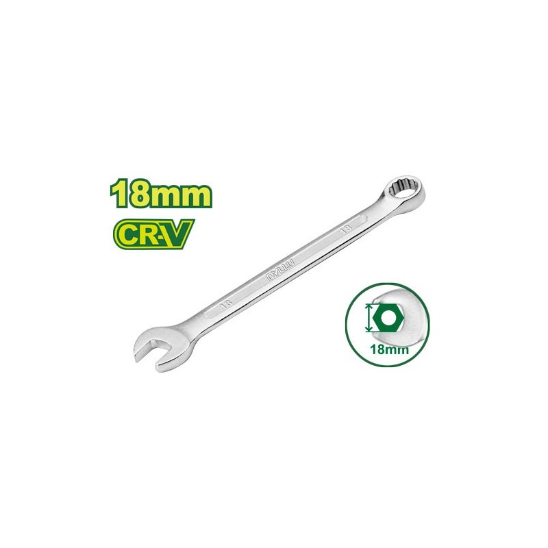 Ключ гаечный комбинированный 18мм CR-V DYLLU DTSA1118