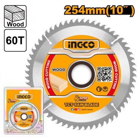 Диск по  дереву 254х30мм 60Т INGCO TSB125423