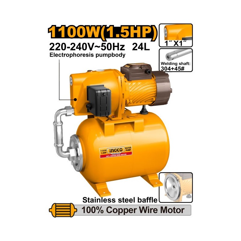 Гидрофор 1100W INGCO JPT110068