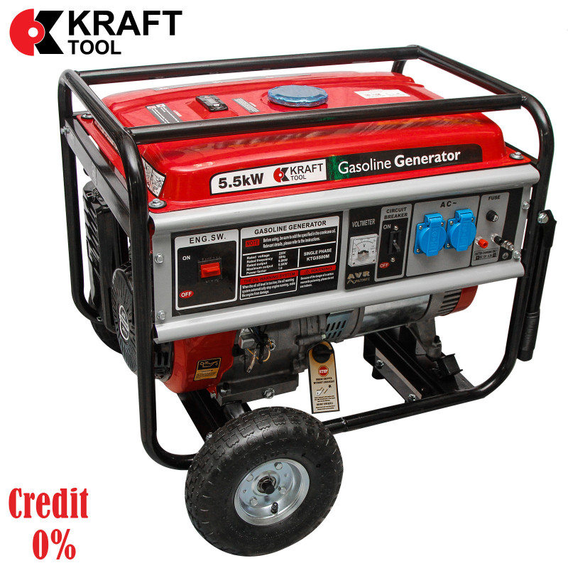 Бензиновый генератор  5.5kW KTG5500M Kraft Tool