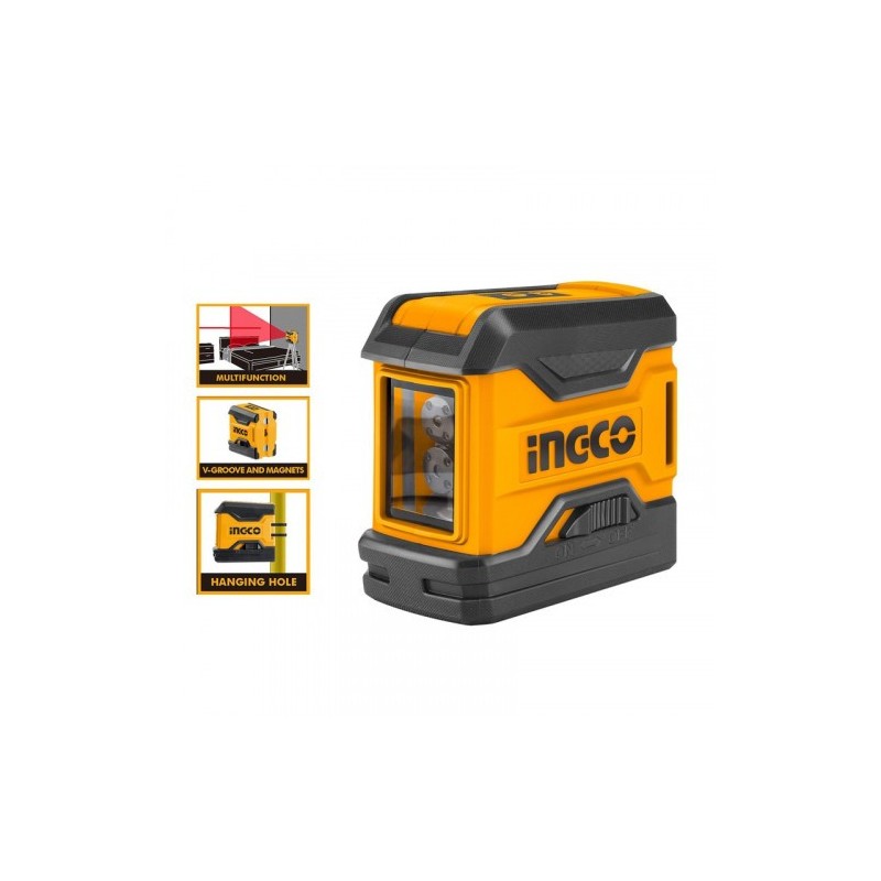 Уровень лазерный многофункциональный 0-15м INGCO HLL156508