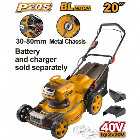 Газонокосилка без аккумулятора  40V 60L INGCO  LMLI4020